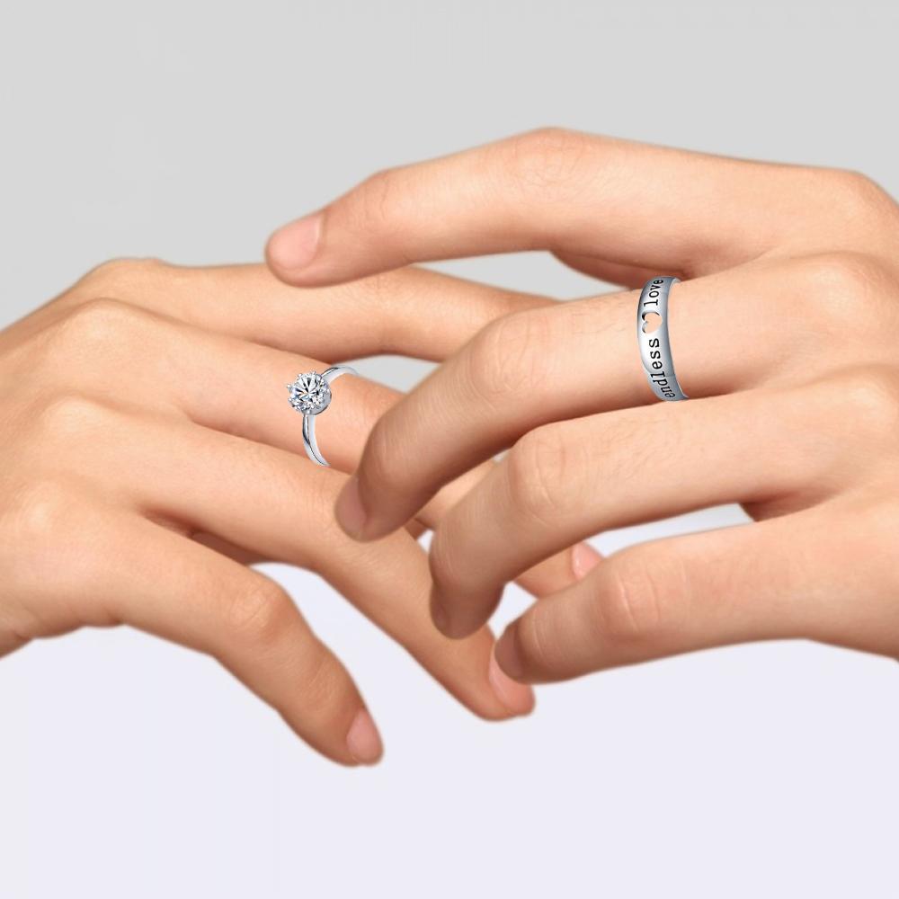 Mahi Eternal Love Couple Ring set