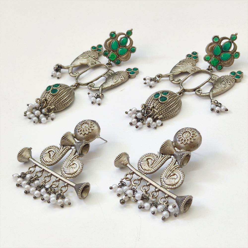 Bhavi Jewels Oxidized  Earrings Combos