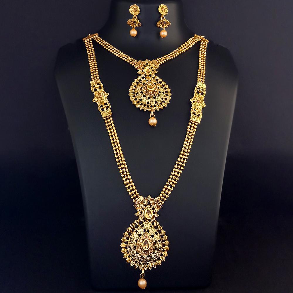 Double on sale gold necklace