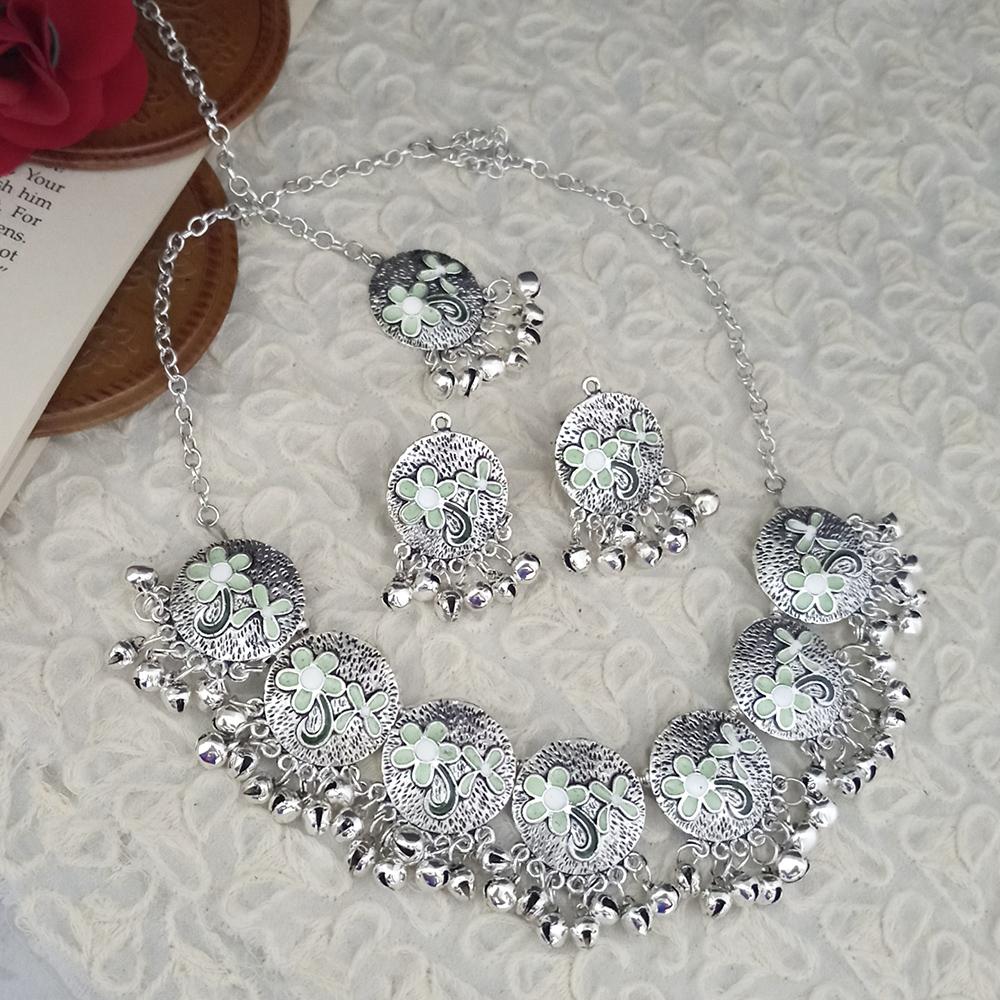 Light green necklace on sale set