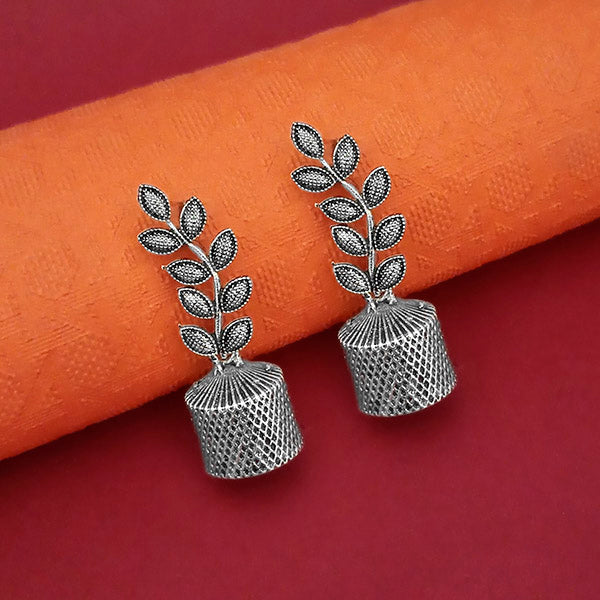 Oxidised on sale earring design