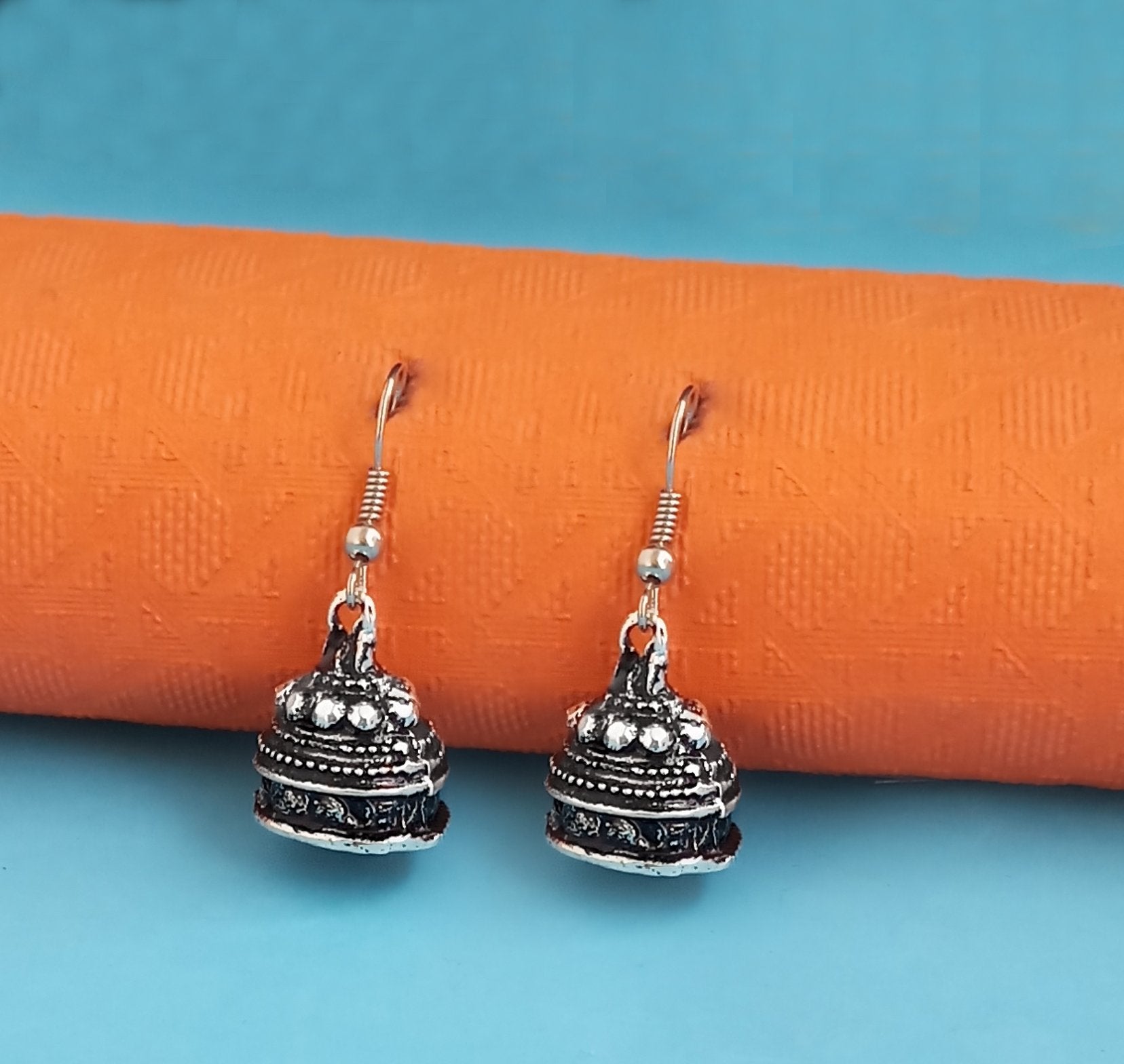 Oxidised jhumki deals