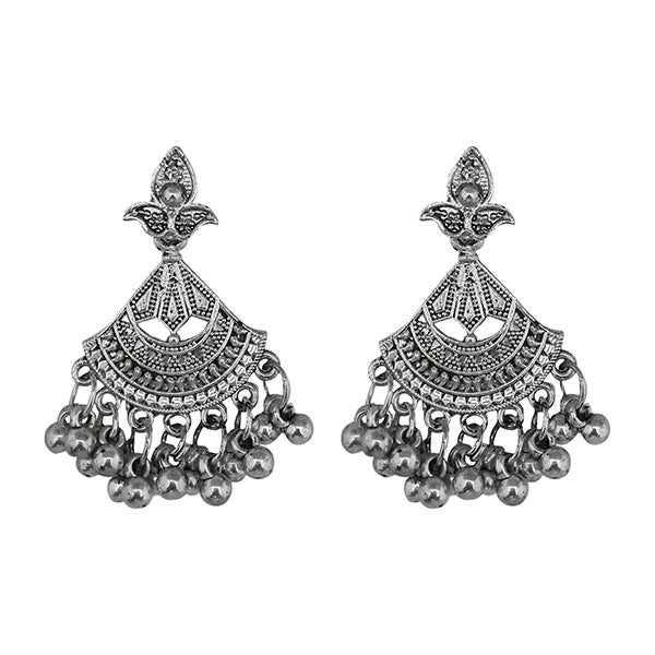 Shubh Art Oxidised Plated Dangler Earrings - 1317010