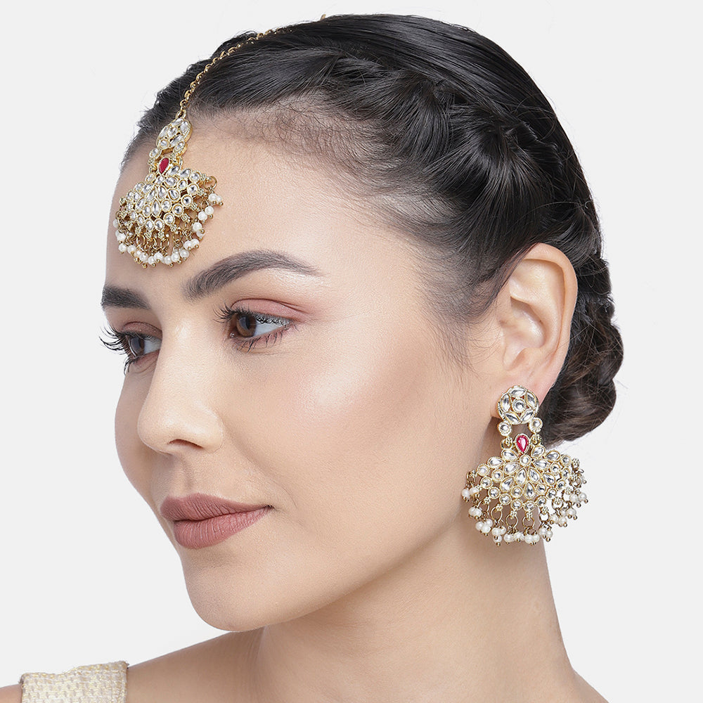 Kundan on sale tikka designs