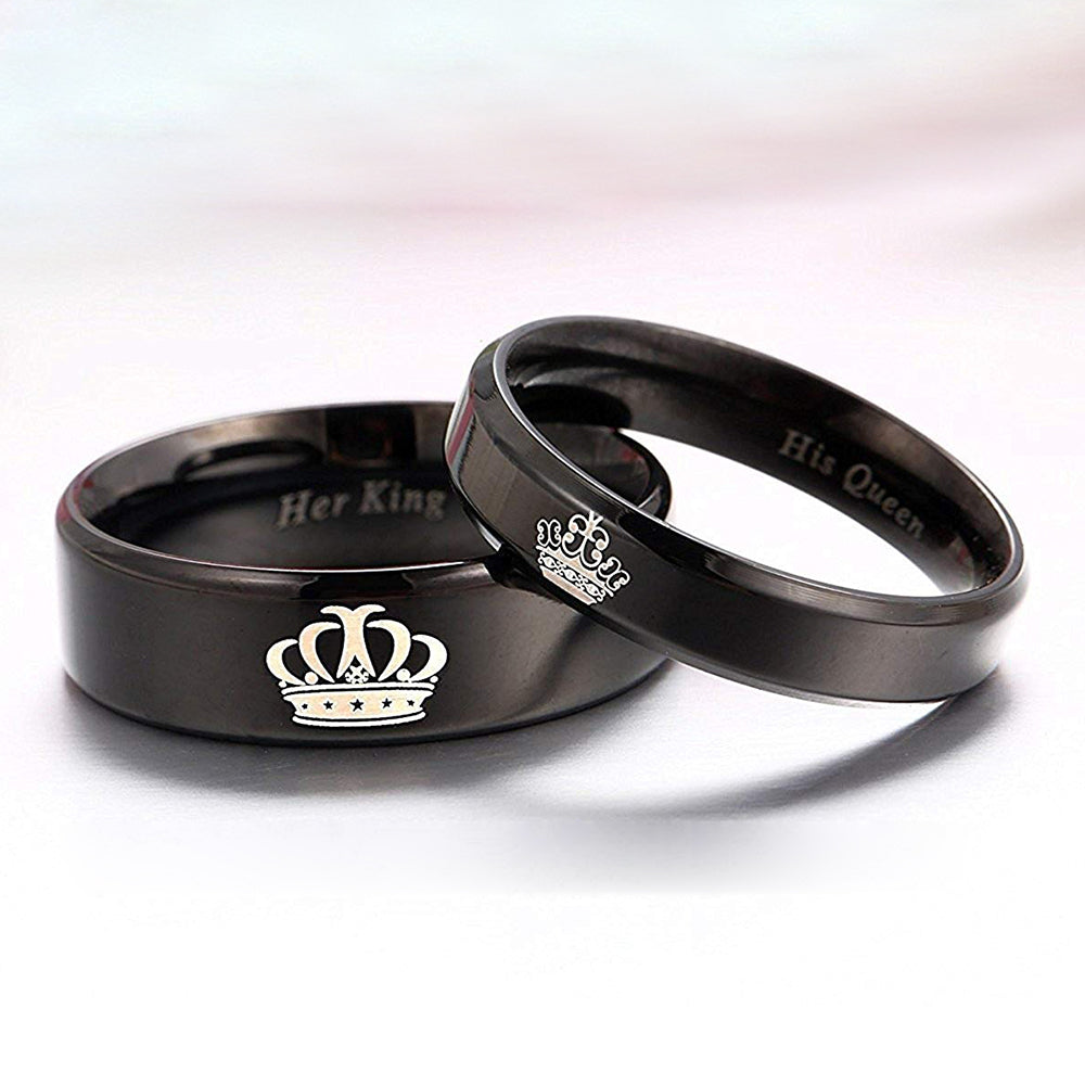 Her king and online his queen rings