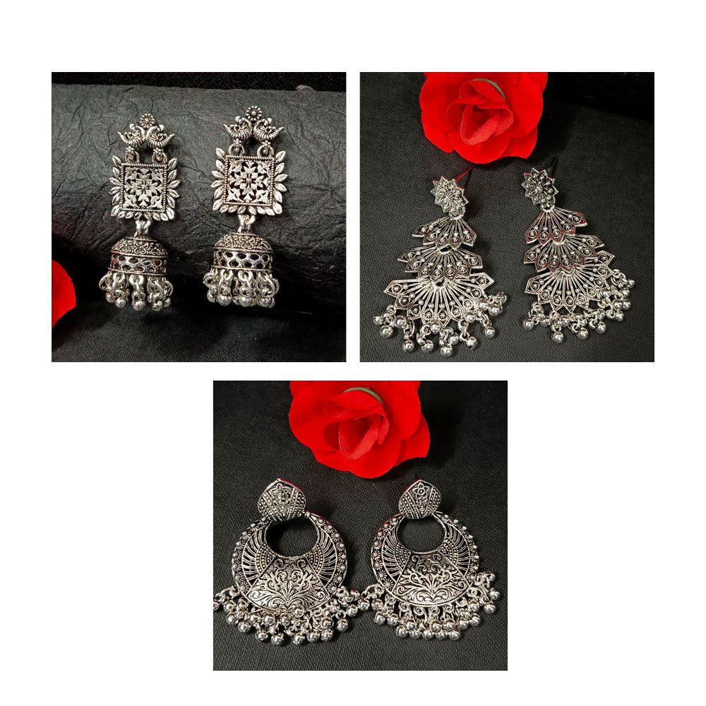 JewelMaze Set of 3 Earrings Combo