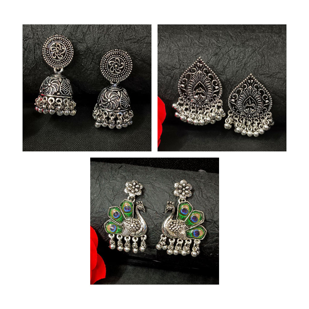 JewelMaze Set of 3 Earrings Combo