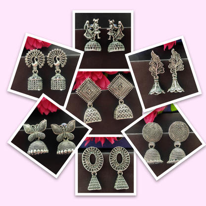 JewelMaze Set of 7 Earrings Combo