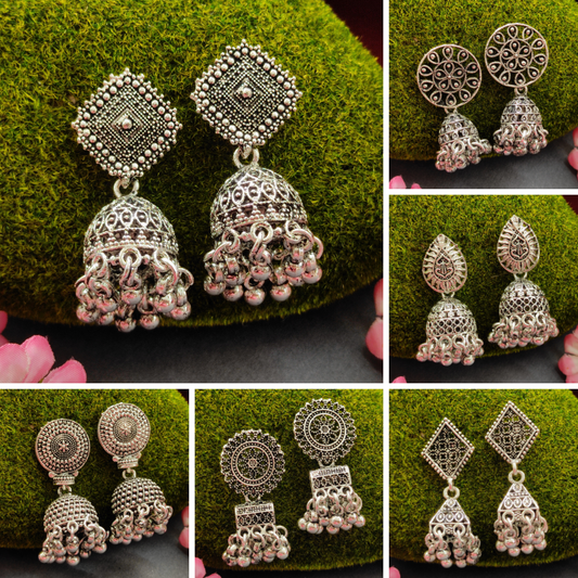 JewelMaze Set of 6 Earrings Combo