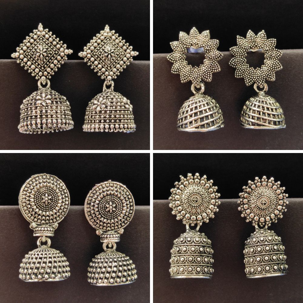 JewelMaze Set of 4 Earrings Combo