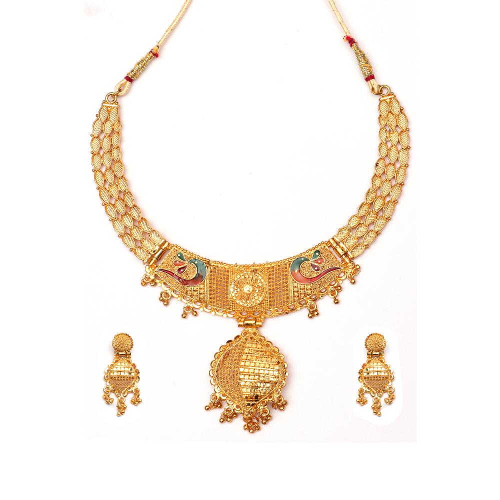 Bhavi Jewels Forming Look Necklace Set