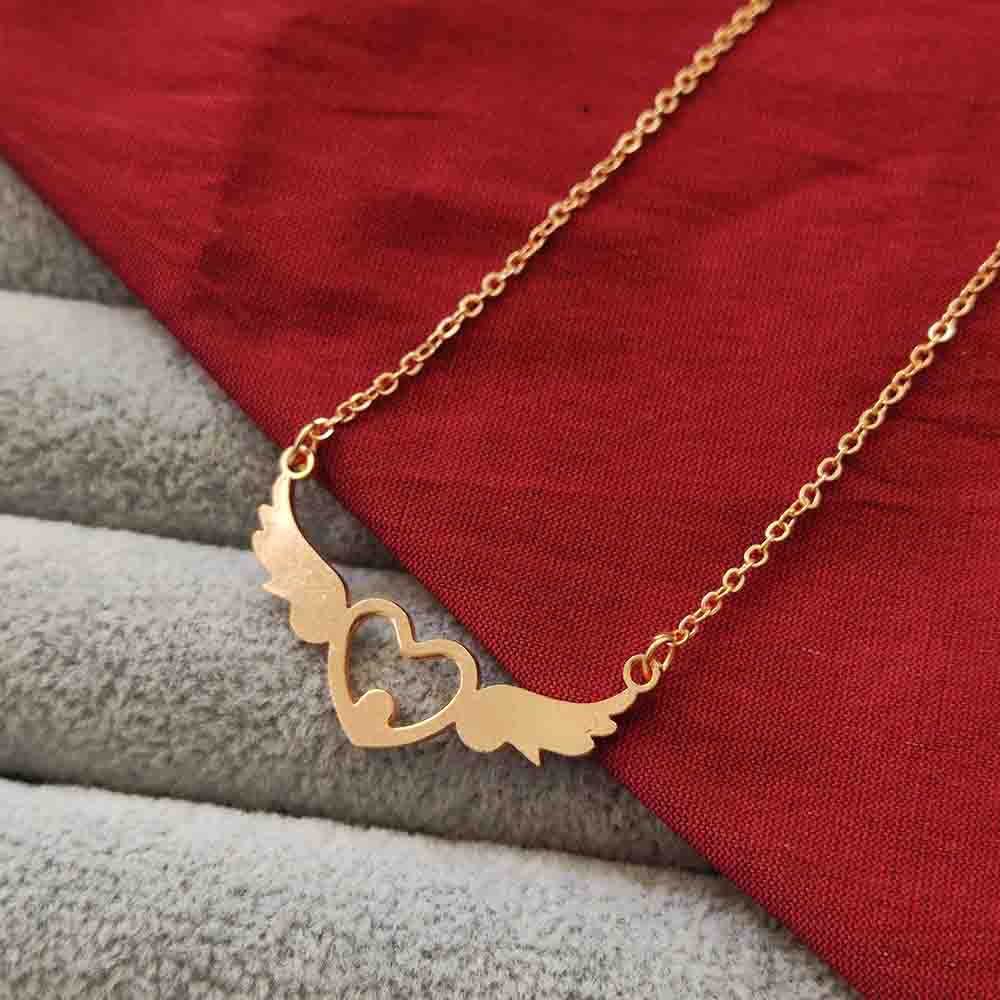 Bhavi Jewels Heart Wings Chain Pendant