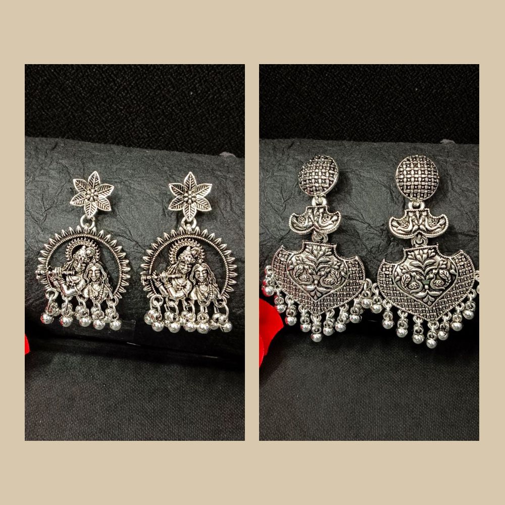 JewelMaze Oxidised Plated Combo - 8905721627630