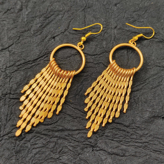 Bhavi Jewels Gold Plated Shimmering Earrings