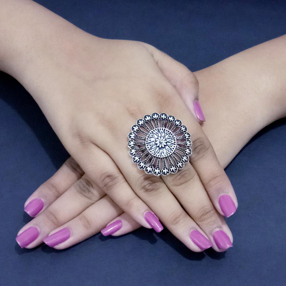 Bhavi Jewels Adjustable Finger Ring