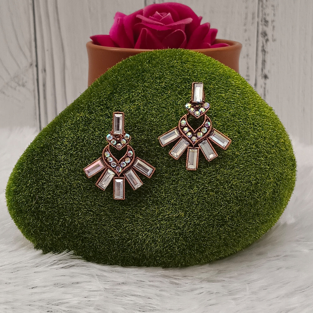 Bhavi Jewels Set of 5 Copper Earrings Combo