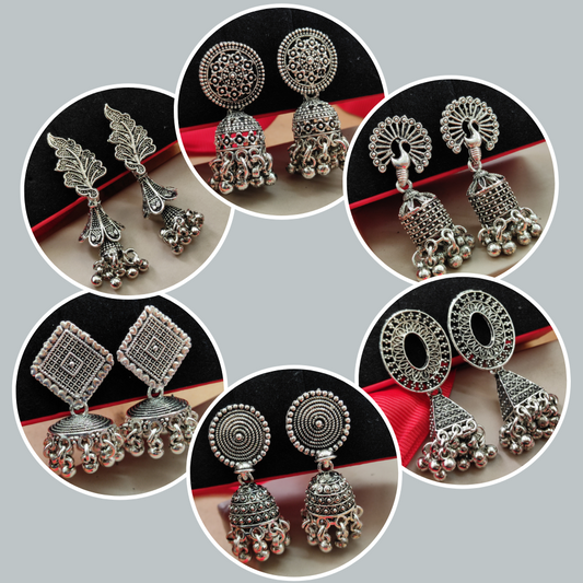 JewelMaze Set of 6 Earrings Combo