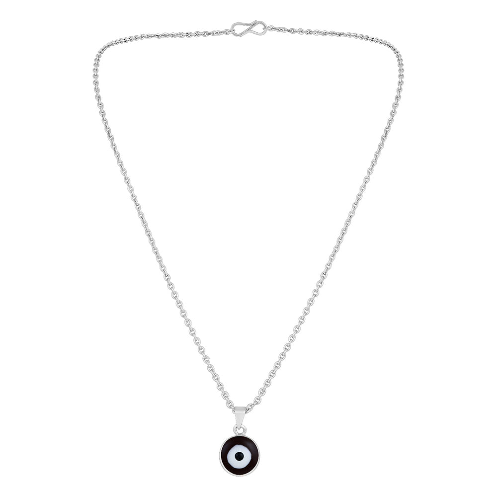 Mahi Combo of Evil Eye Pendant & Bracelet with Beads for Women (CO1105579R)