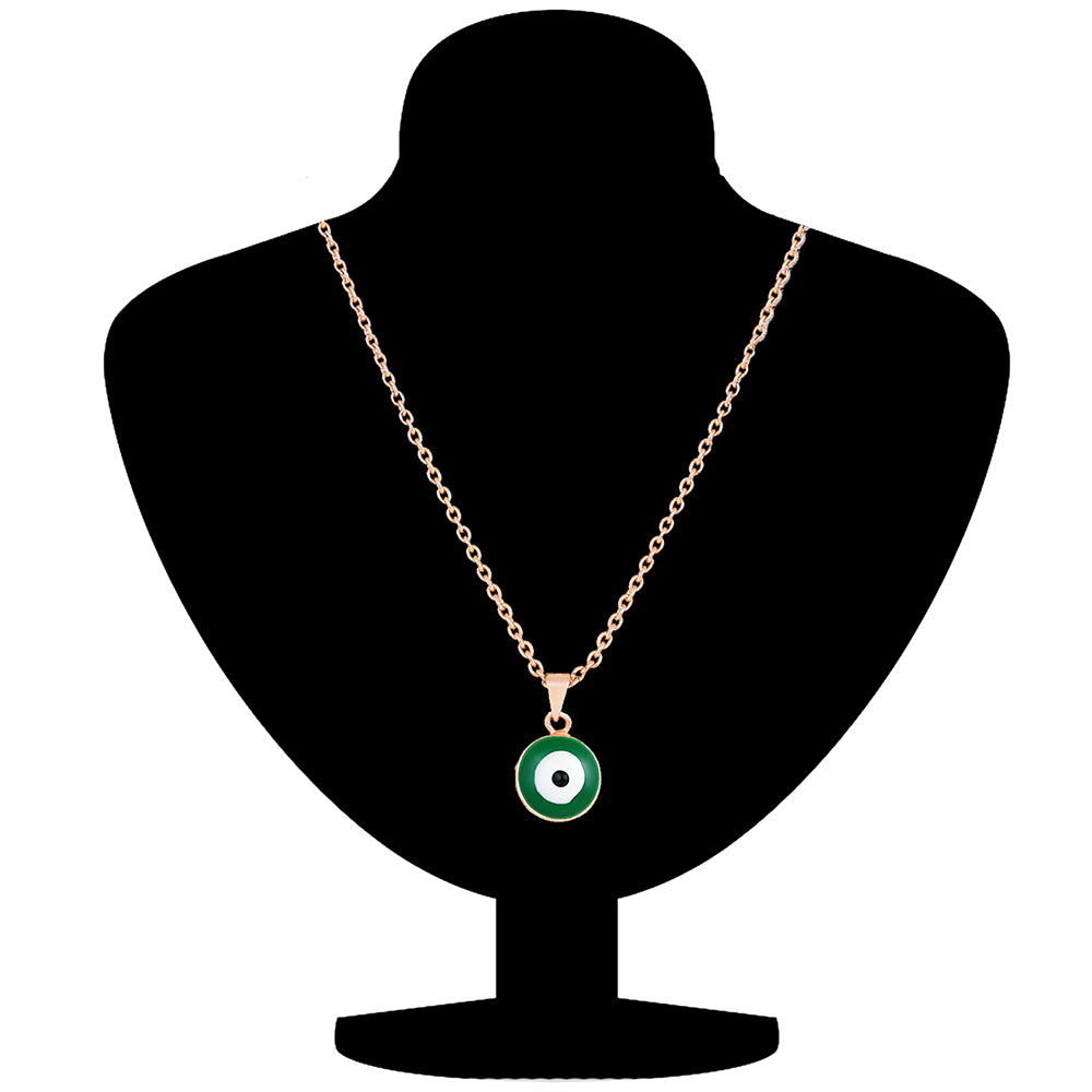 Mahi Combo of Evil Eye Pendant & Bracelet with Beads for Women (CO1105581Z)
