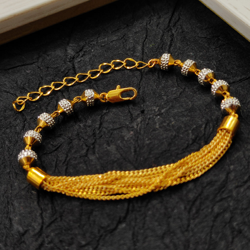 Umiyaji Austrian Stone 2 Tone Plated Bracelet