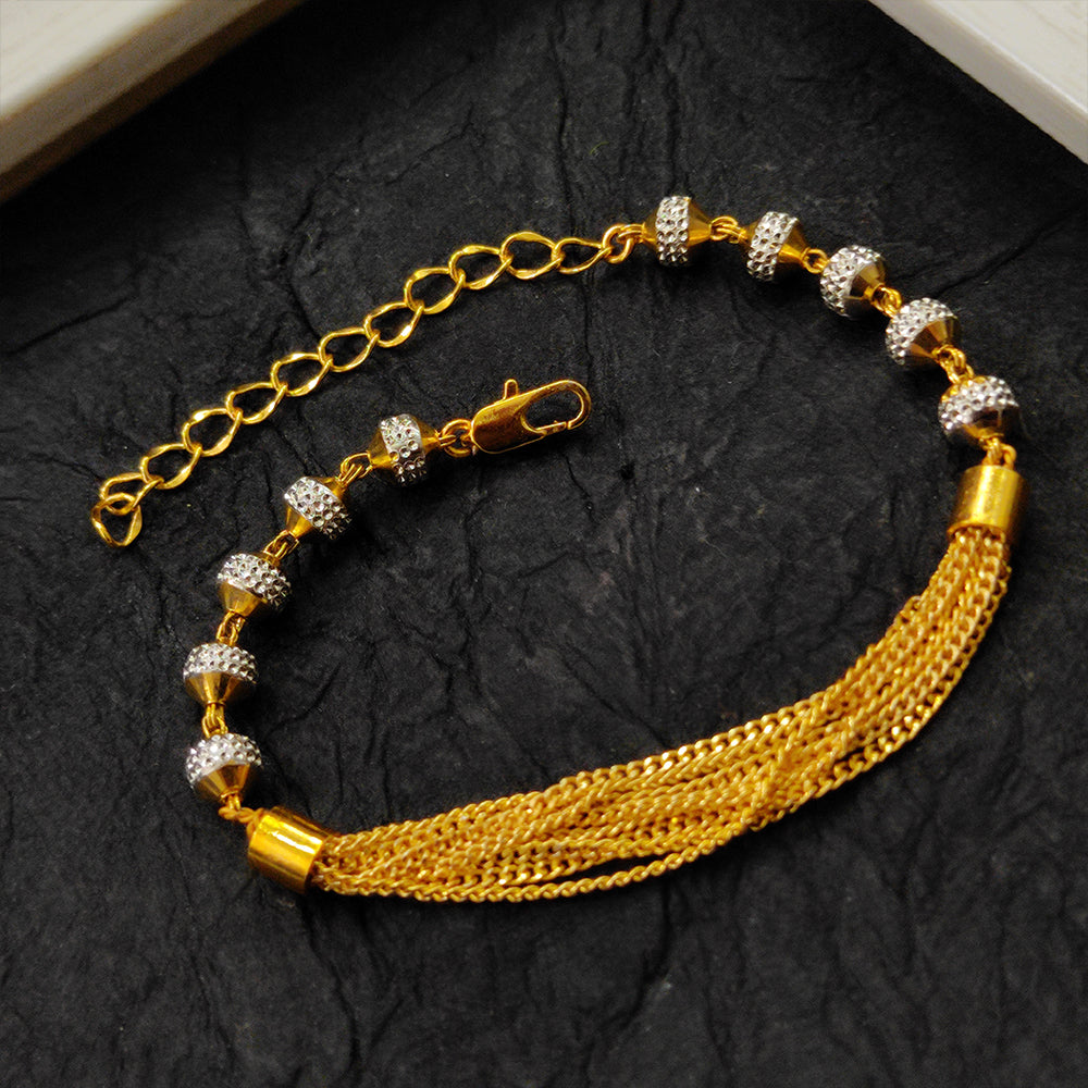 Umiyaji Austrian Stone 2 Tone Plated Bracelet