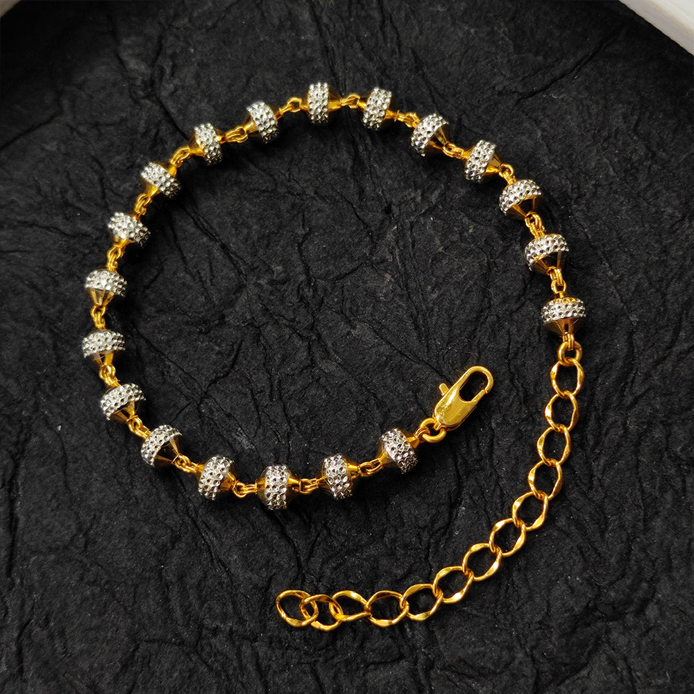 Umiyaji Austrian Stone 2 Tone Plated Bracelet