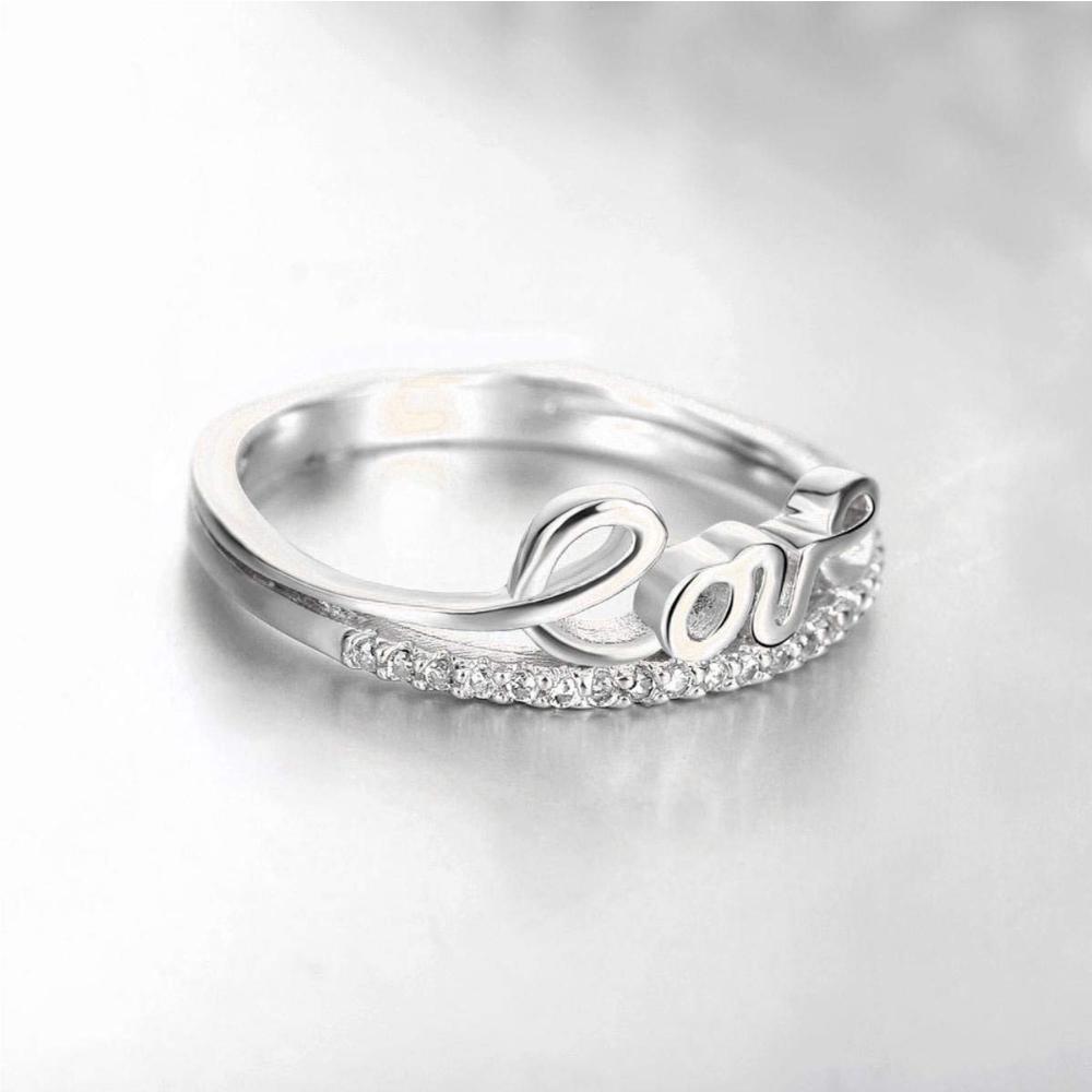 Mahi Love Engraved Adjustable Finger Ring
