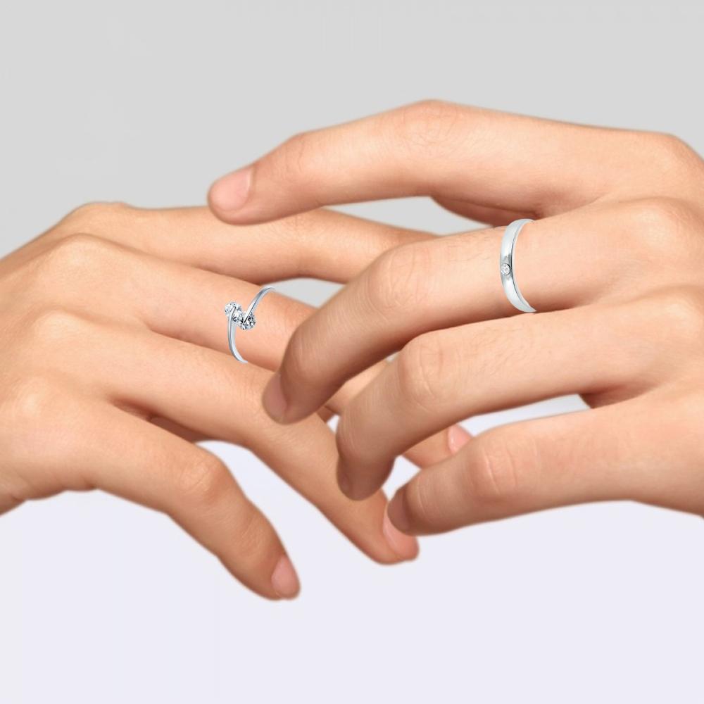 Mahi Forever Together Couple Ring Set