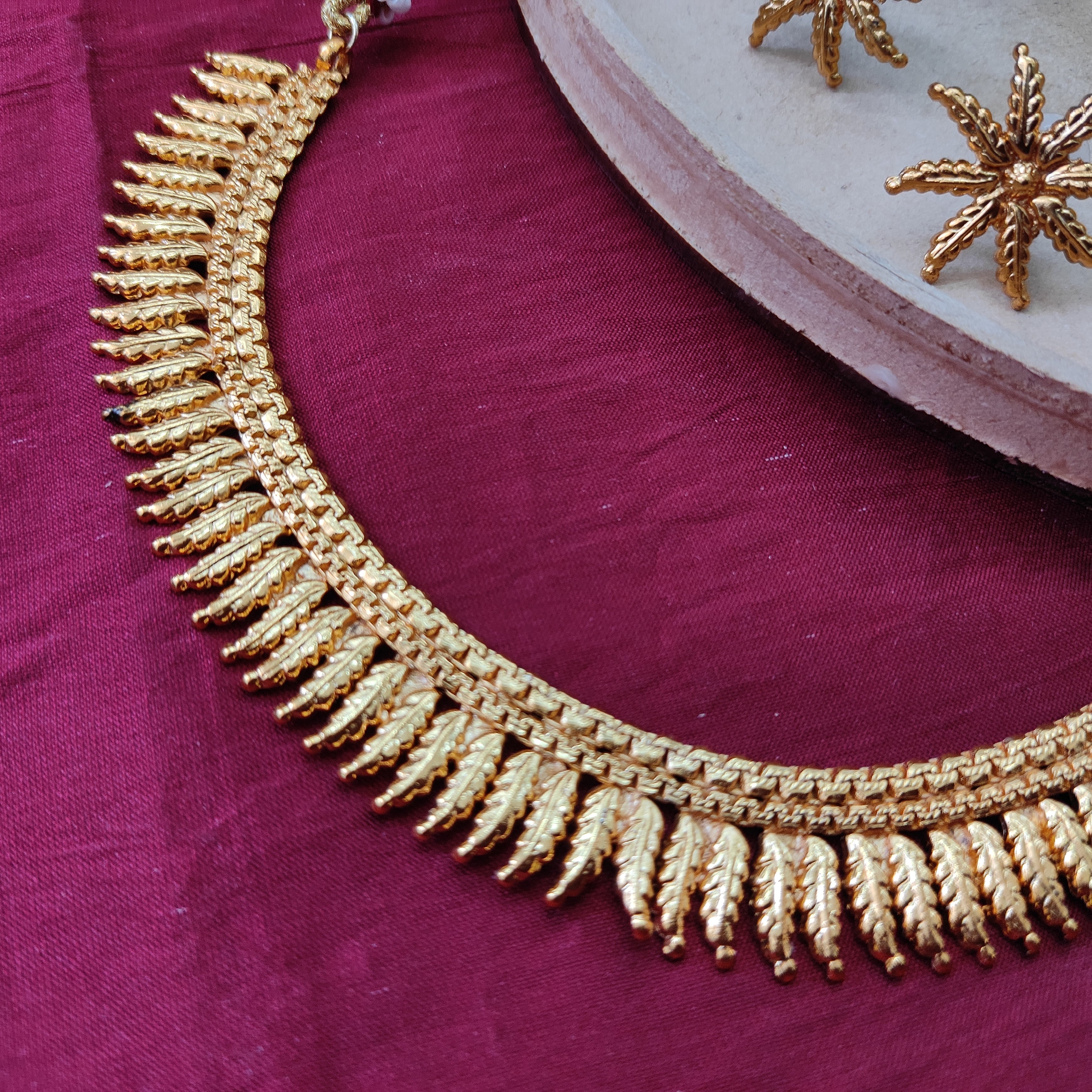 Bhavi Jewels Gold Plated Necklace set