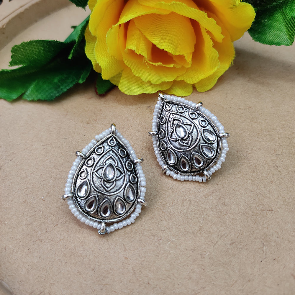Bhavi Jewels Oxidised Stud Earring
