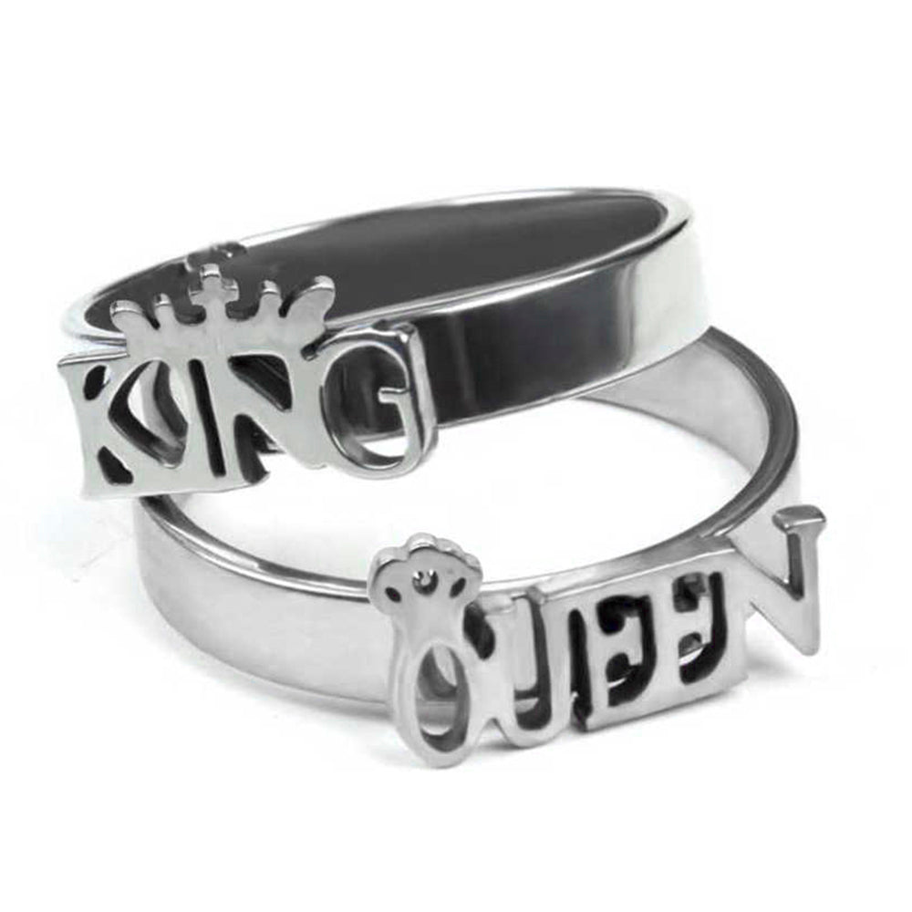 Urbana  His Queen Her King Couple Rings Set -1004399