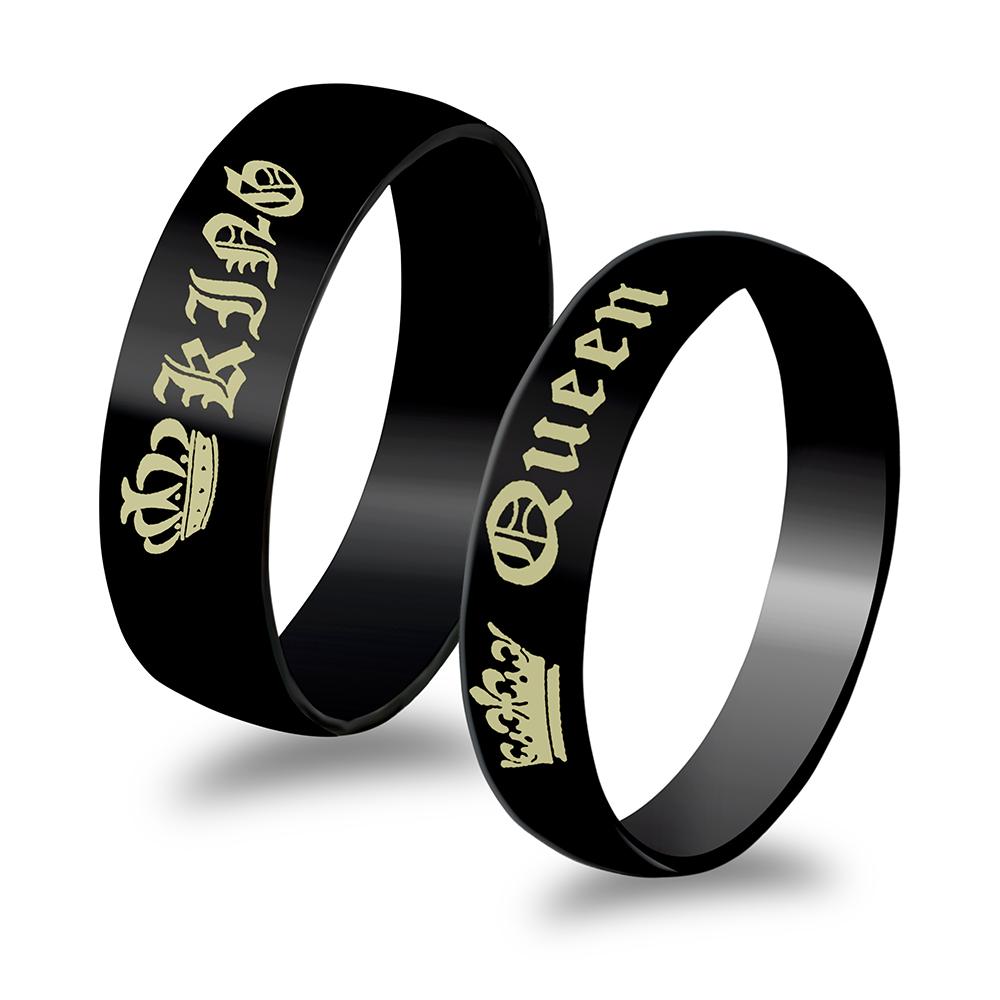 Urbana  His Queen Her King Couple Rings Set -1004384