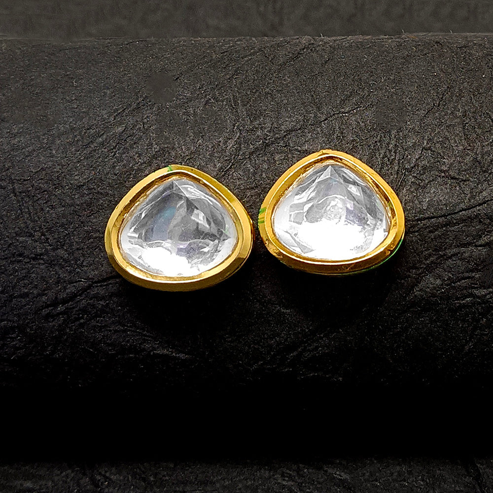 JewelMaze Gold Plated Stud Earrings