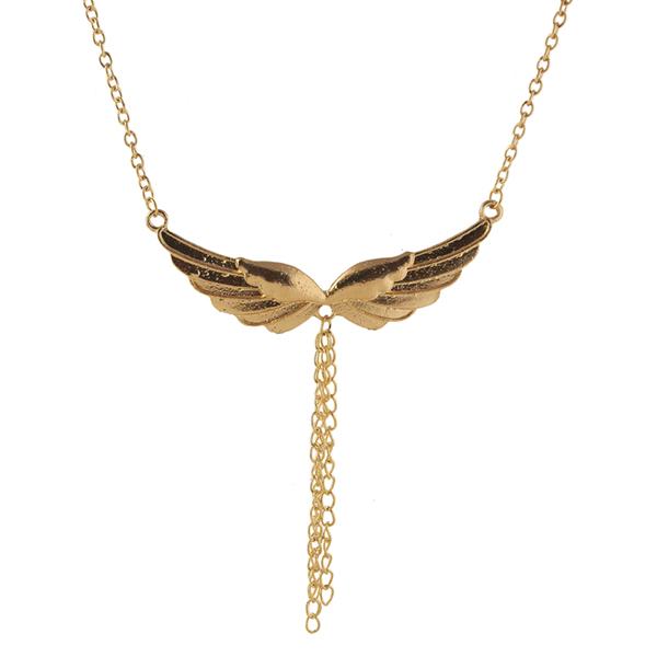 Urthn Gold Plated Chain Statement Necklace -1105410