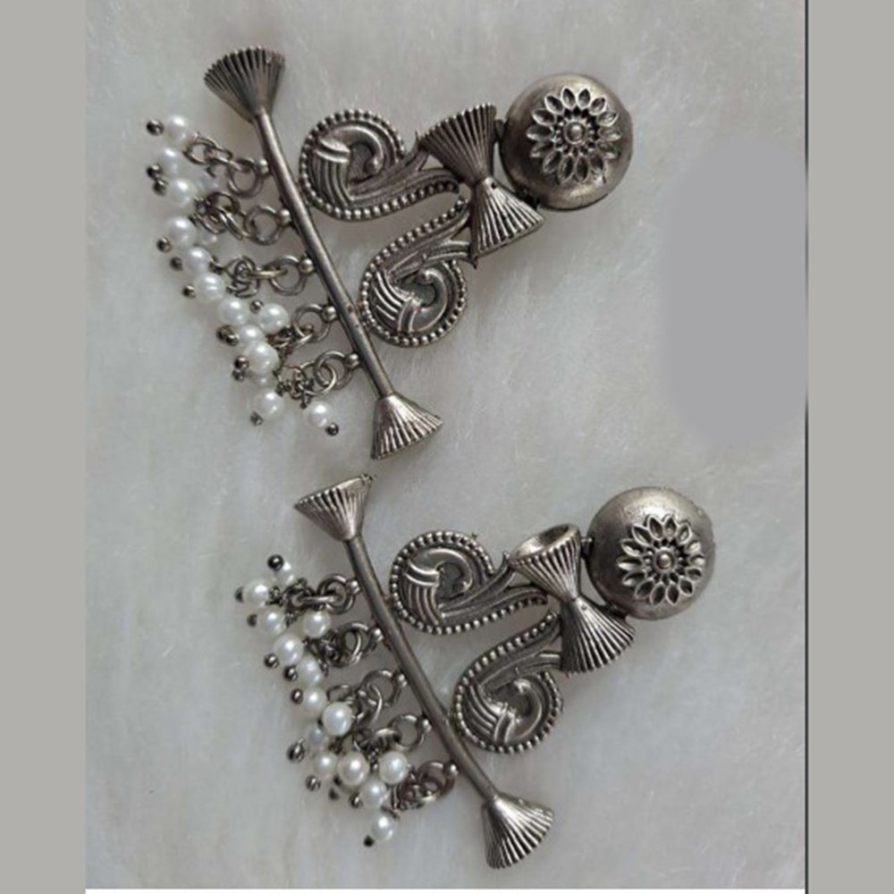 Bhavi Jewels Oxidized Plated Dangler Earrings