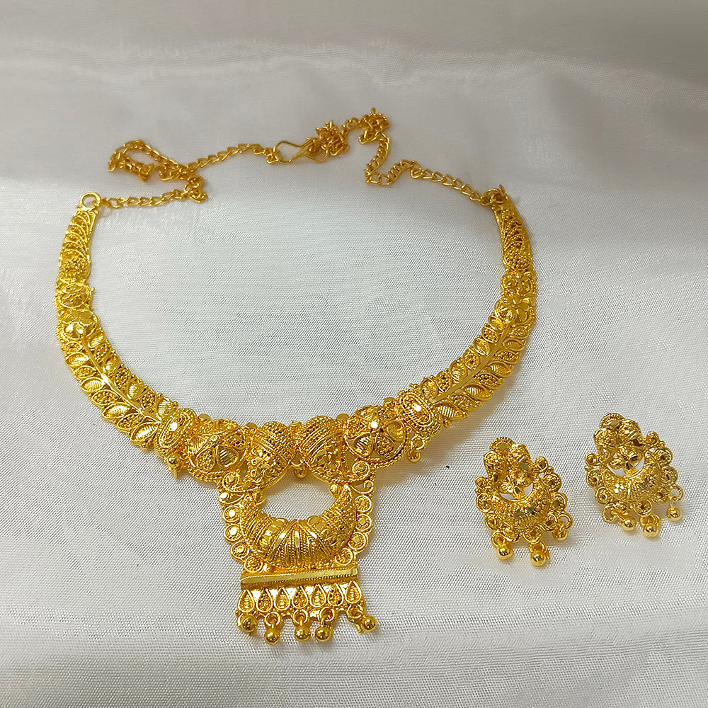 Bhavi Jewels Dye Gold Necklace Set