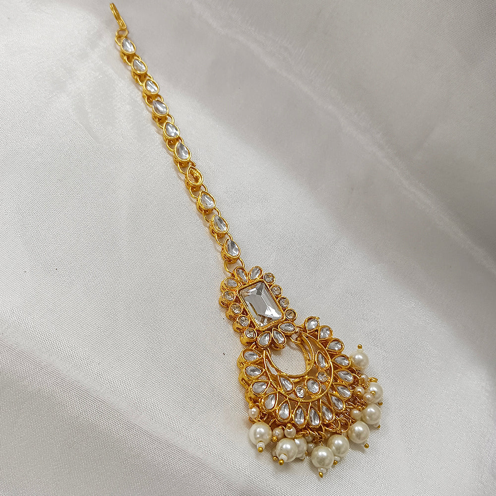 Bhavi Jewels Gold Plated Maangtikka