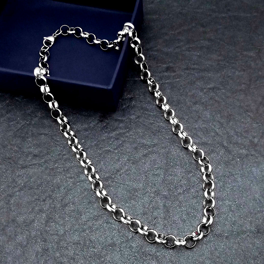 Urbana Silver Plated Mens Necklace Chain