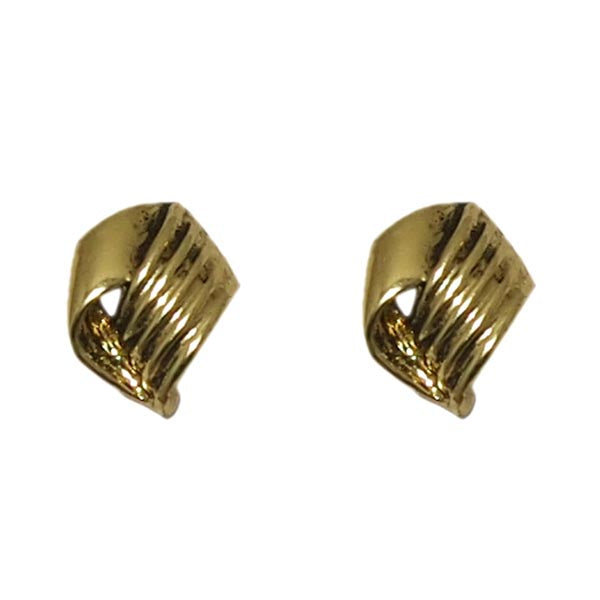 Kriaa Antique Gold Plated  Stud Earrings