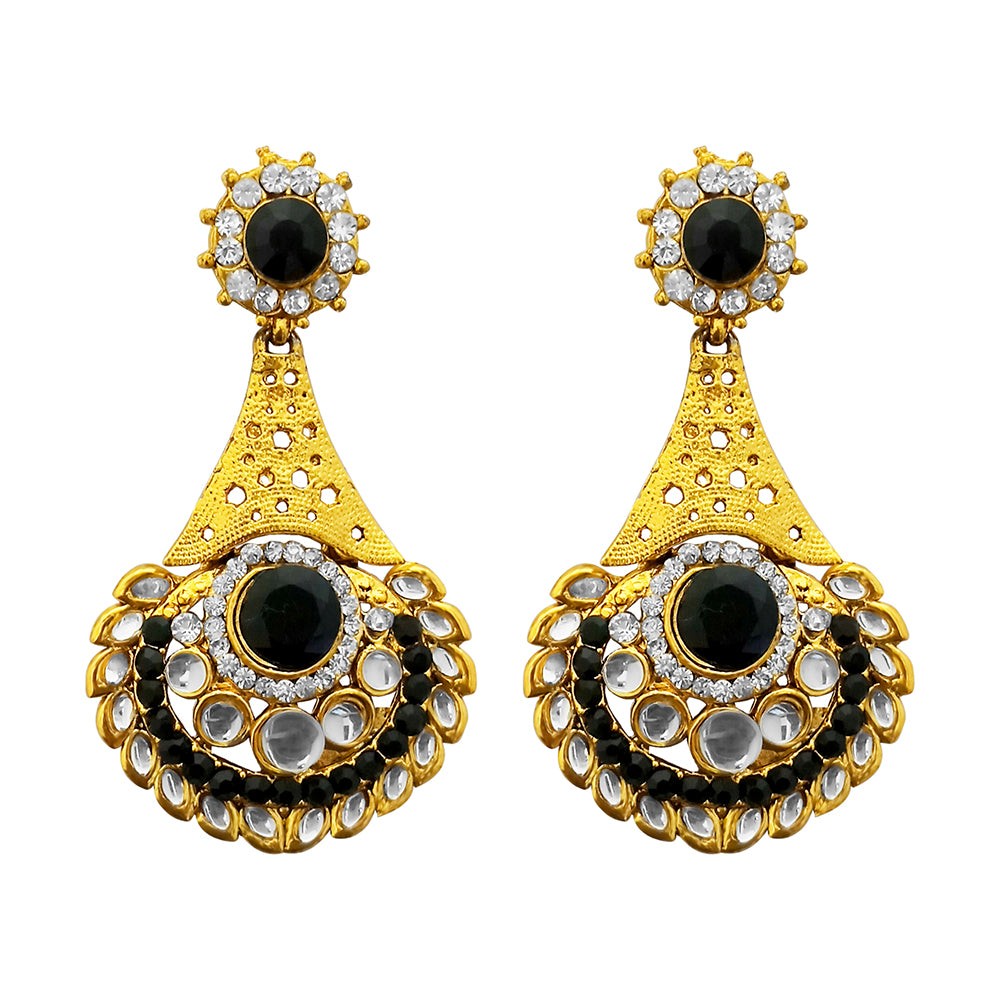 Turquoise Kundan Earrings – Loveforprettythings