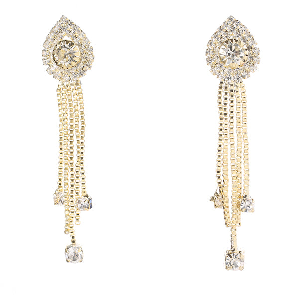 Eugenia Austrian Stone Gold Plated Dangle Earrings