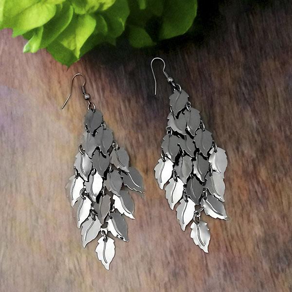 Urthn Silver Plated Dangler Earrings - 1308632