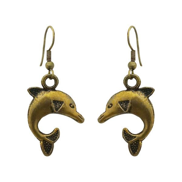 Kriaa Gold Plated Dolphin Earrings - 1311611A