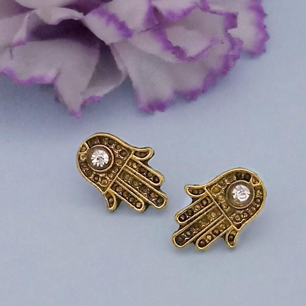 Kriaa Gold Plated Stud Earrings - 1312624K