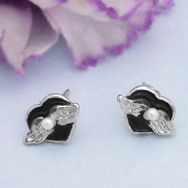 Kriaa Silver Plated Stud Earrings - 1312625B