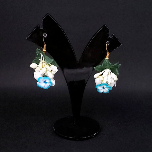 Kriaa Blue Floral Earrings  - 1313430G