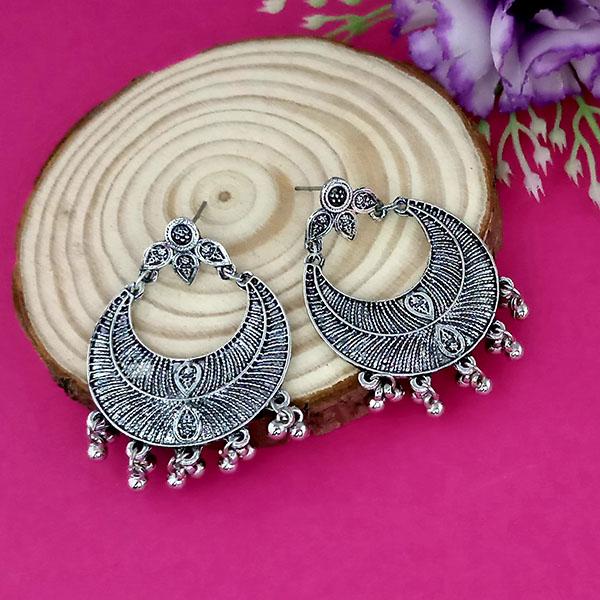 Silver Oxidised Earrings  Maharani