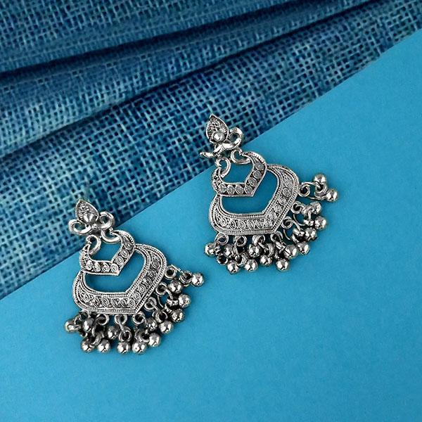 Shubh Art Oxidised Plated Dangler Earrings - 1317003