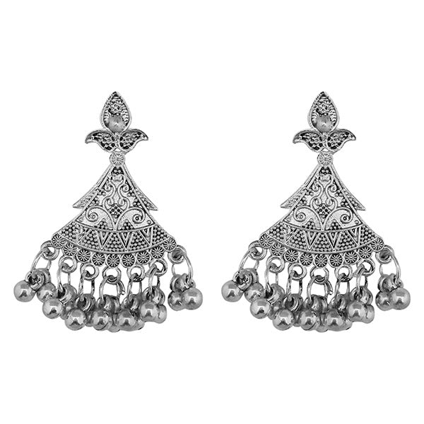 Shubh Art Oxidised Plated Dangler Earrings - 1317009