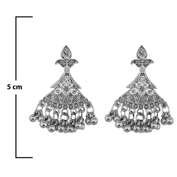 Shubh Art Oxidised Plated Dangler Earrings - 1317009